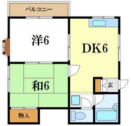 コーポマツバラの物件間取画像